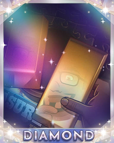 Golden Reflection Diamond Badge - Jigsaw Treasure Hunter HD