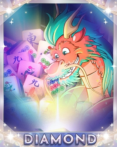 Mahjong Garden HD Fuzanglong Treasure Diamond Badge