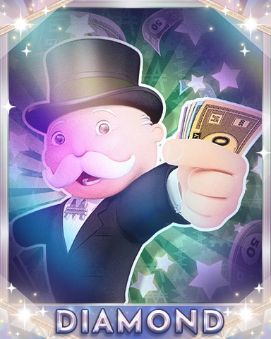 MONOPOLY Sudoku Fistful of Finance Diamond Badge