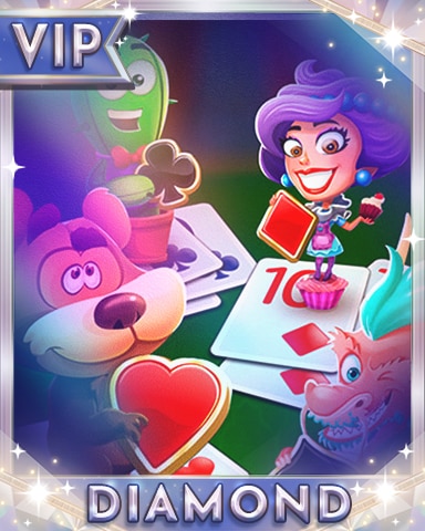 Pogo Addiction Solitaire HD Bobbles at Play Diamond Badge