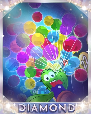 Poppit! Bingo Big Time Ballooning Diamond Badge