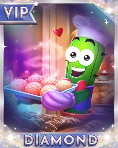 Poppit! Party Baking a Feast Diamond Badge