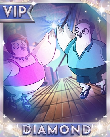 Snowbird Solitaire Snowbird Tri-Victory Diamond Badge