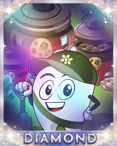 Building with Toothy Diamond Badge - Sweet Tooth Town