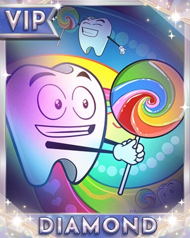 Lovely Swirls Diamond Badge - Sweet Tooth Town