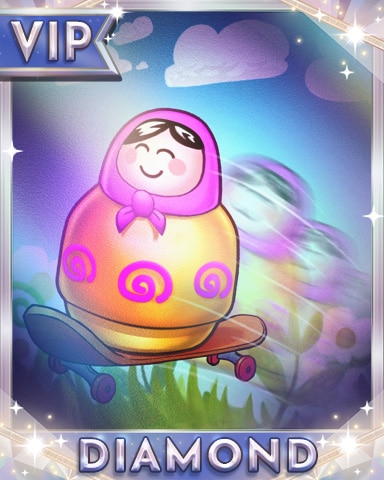 Trizzle Skater Doll Diamond Badge