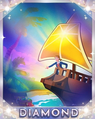 Thousand Island Solitaire HD Treasure Ho Diamond Badge