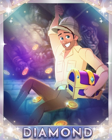 Happy Hoarder Diamond Badge - Tri-Peaks Solitaire HD