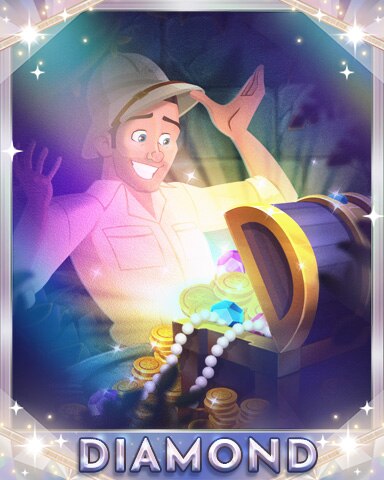 Treasure At Last Diamond Badge - Tri Peaks Solitaire HD