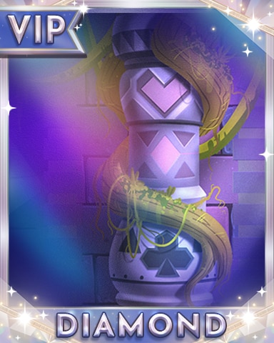 Tri-Peaks Solitaire HD Coiled Vines Diamond Badge