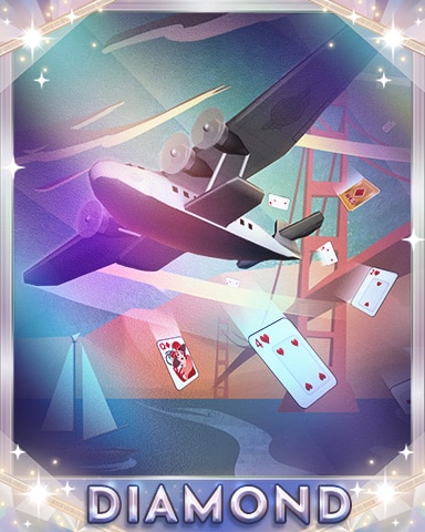 Golden Gate Glide Diamond Badge - World Class Solitaire HD