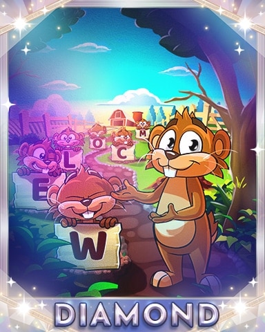 Word Whomp HD Gopher Welcoming Diamond Badge