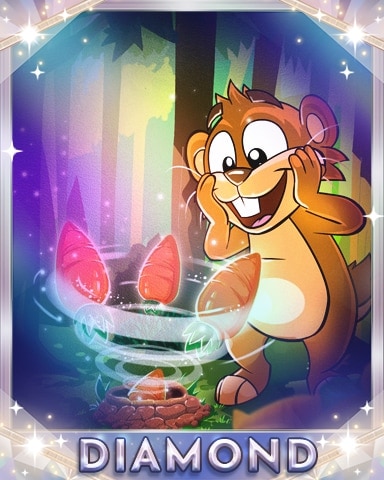 Word Whomp HD Carrot Vortex Diamond Badge