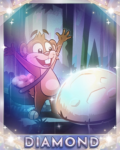 Mammoth Mushroom Diamond Badge - Word Whomp HD