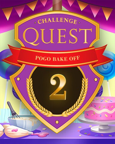 Pam's Bake Off Week 2 Badge - Mahjong Safari HD