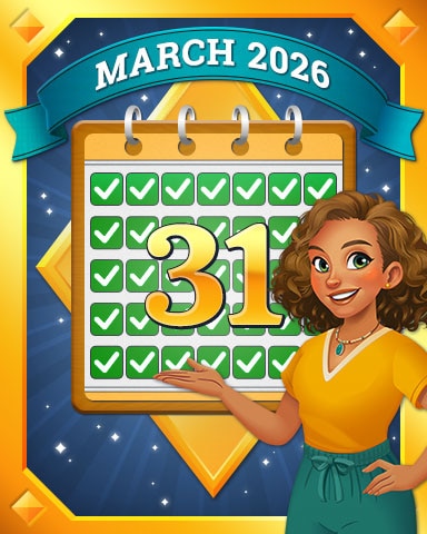March 2026 Sign In Rewards Badge