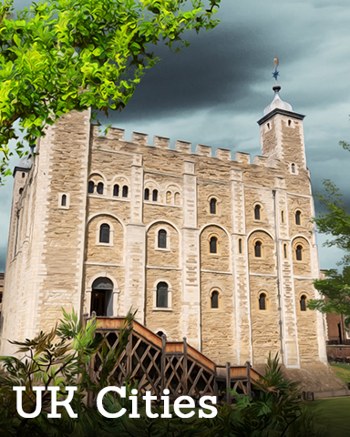 Paranormal Destinations UK Cities Badge
