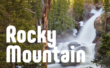 Vanishing Trail Rocky Mountain Badge