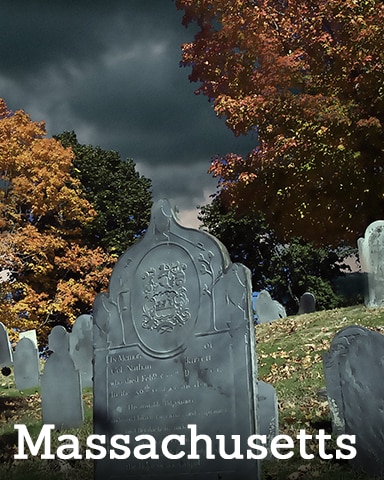 Paranormal Destinations Massachusetts Badge