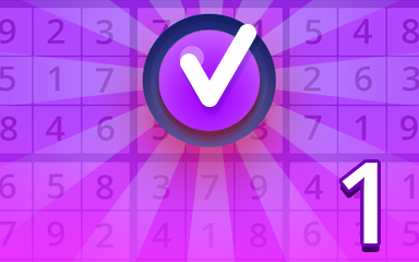 Pogo Daily Sudoku Expert 1 Badge