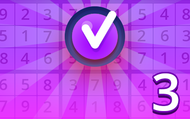 Pogo Daily Sudoku Expert 3 Badge