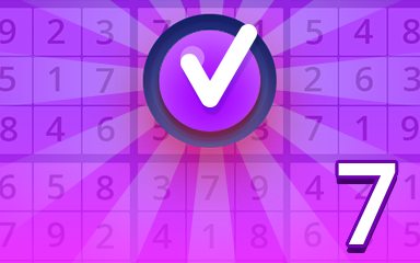 Expert 7 Badge - Pogo Daily Sudoku
