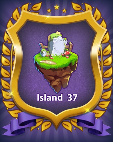 Bejeweled Stars Island 37 Badge