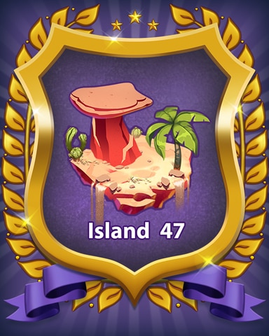 Bejeweled Stars Island 47 Badge
