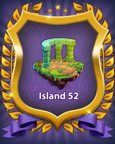 Bejeweled Stars Island 52 Badge