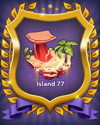 Bejeweled Stars Island 77 Badge