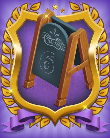Card Scramble: Viola's Diner Responsible Badge