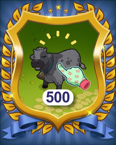 Farm Merge Valley Harvested 500 Badge