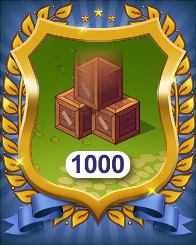 Farm Merge Valley Crates Spawned 1000 Badge