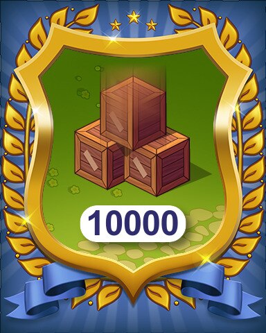 Farm Merge Valley Crates Spawned 10000 Badge