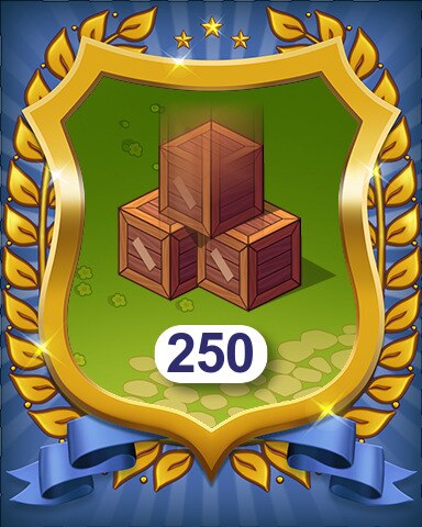 Farm Merge Valley Crates Spawned 250 Badge