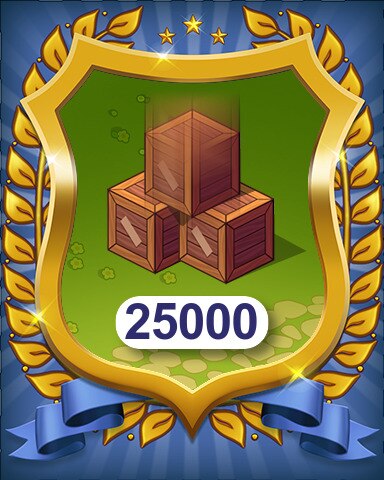 Farm Merge Valley Crates Spawned 25000 Badge