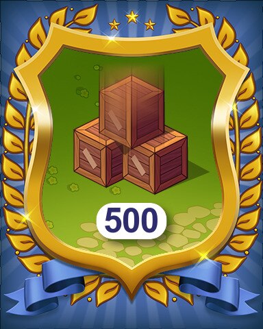 Farm Merge Valley Crates Spawned 500 Badge