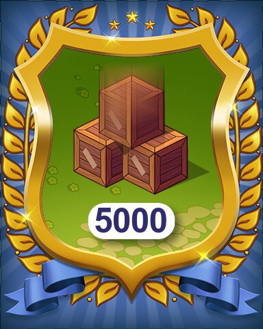 Farm Merge Valley Crates Spawned 5000 Badge
