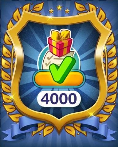Pogo Farm Merge Valley Daily Quest Tasks Completed 4000 Badge