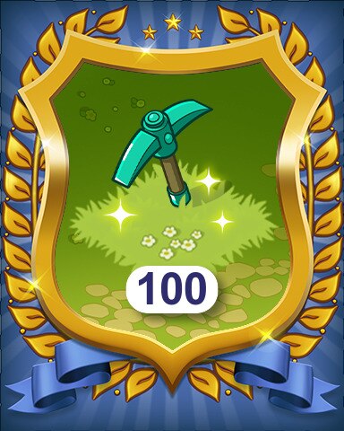 Farm Merge Valley Nature Cleared 100 Badge