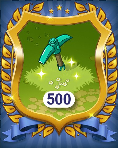 Farm Merge Valley Nature Cleared 500 Badge