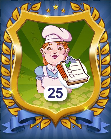 Farm Merge Valley Orders Completed 25 Badge