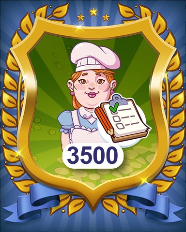 Pogo Farm Merge Valley Orders Completed 3500 Badge