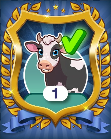 Pogo Farm Merge Valley Sticker Sets Completed 1 Badge
