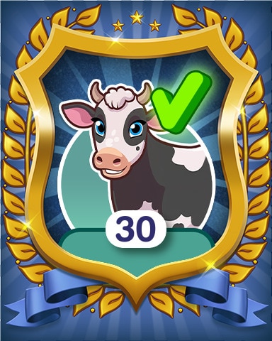 Pogo Farm Merge Valley Sticker Sets Completed 30 Badge
