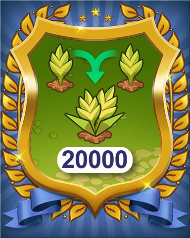 Pogo Farm Merge Valley Total Merge 20000 Badge