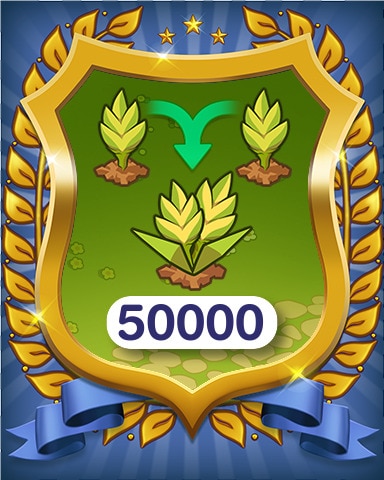 Pogo Farm Merge Valley Total Merge 50000 Badge