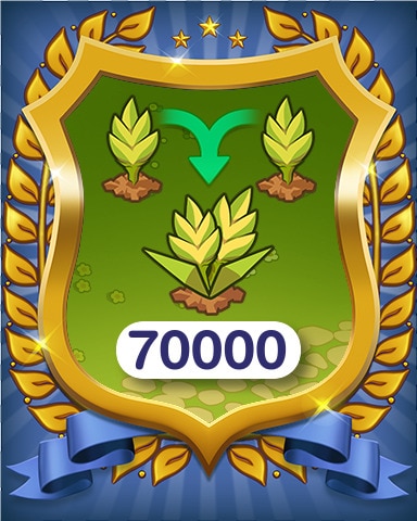Pogo Farm Merge Valley Total Merge 70000 Badge
