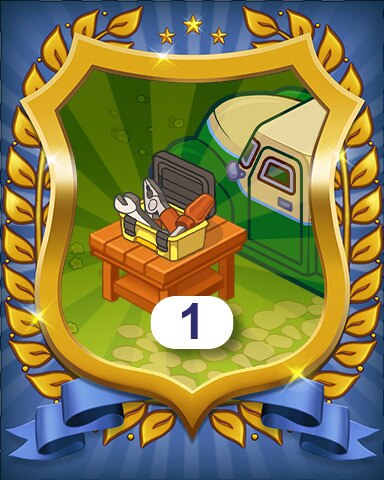 Farm Merge Valley Food Trucks Repaired 1 Badge