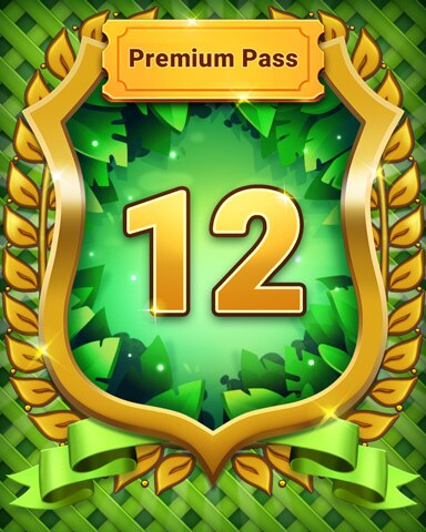 Midsummer Garden Pass Badge - Garden Blast